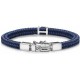 Buddha to Buddha 780MIX BU-F Denise Cord mix BLUE Bracelet MAAT 21cm - 41007
