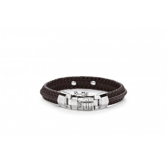 Buddha to Buddha 816BR-F Nurul Small Leather Brown Bracelet MAAT 21cm - 41010