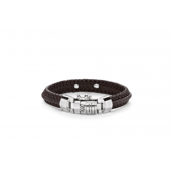 Buddha to Buddha 816BR-E Nurul Small Leather Brown Bracelet MAAT 19cm - 41093
