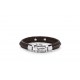 Buddha to Buddha 816BR-E Nurul Small Leather Brown Bracelet MAAT 19cm - 41093
