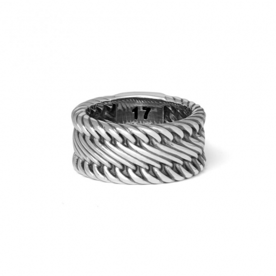 Buddha to Buddha 821 Edwin Small Ring Silver MAAT 18 - 41358