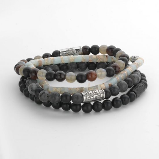 Rebel & Rose Armband  Mad Panther 6mm 17,5cm - 41707