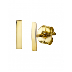 Gouden Oorknoppen balkje - 41953