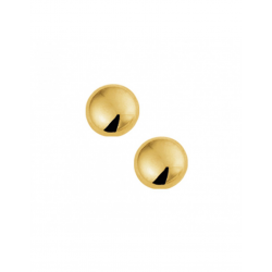 Gouden Oorknoppen half-bol - 41981
