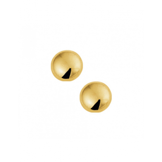 Gouden Oorknoppen half-bol - 41981