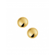 Gouden Oorknoppen half-bol - 41981