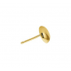 Gouden Oorknoppen half-bol - 41981
