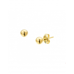 Gouden Oorknoppen bol - 41979