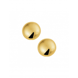 Gouden Oorknoppen half-bol - 41982