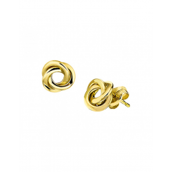 Gouden Oorknoppen knoop - 41986