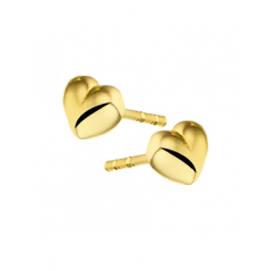 Gouden Oorknoppen hart - 41988