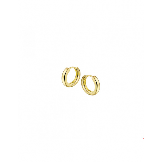 Gouden Klapoorringen bol - 42043