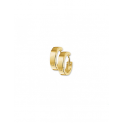 Gouden Klapoorringen 4,0 mm vlak - 42048