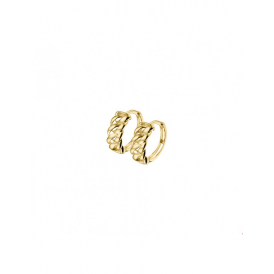 14krt gouden oorringen - 42052