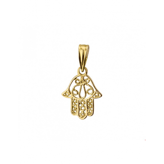 Gouden Hanger Fatima hand - 42075