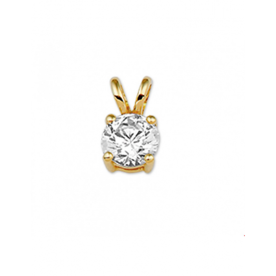 Gouden Hanger zirkonia - 42108