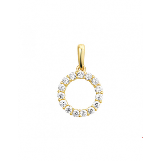 Gouden Hanger zirkonia - 42113