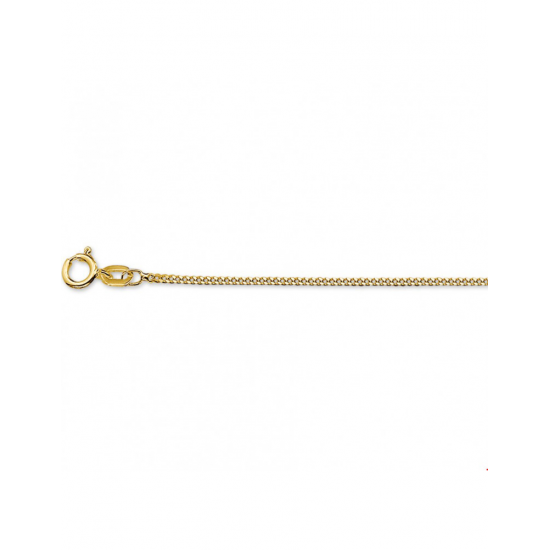 Geelgouden collier met gourmet schakel 1,2mm 45CM - 42137