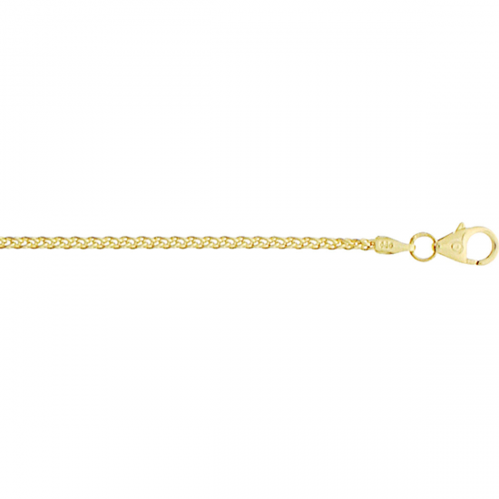 Gouden Armband vossestaart 19cm - 42153