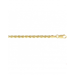 Gouden armband koord 2,7 mm MAAT 19 - 42154
