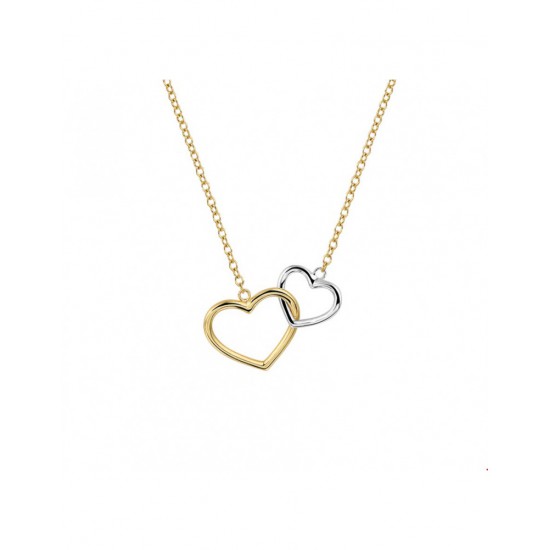 Gouden Collier hart 40 - 44 cm - 42156