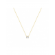 Gouden Collier met hanger zirkonia 42 cm - 42161