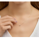 Gouden Collier met hanger zirkonia 42 cm - 42161