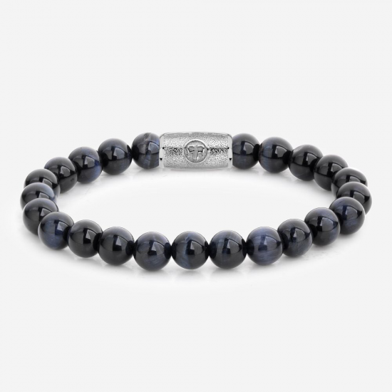 Rebel & Rose Armband Stones Only 8mm Tiger Blues 19,5cm - 42211