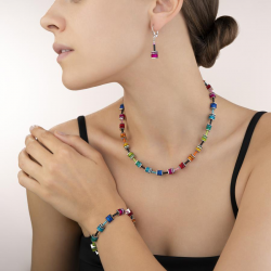 Coeur de Lion Oorbellen klassieke polaris & strass veelkleurig - 42259
