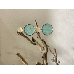 lOTT Gioielli OORBELLEN SLANG GROEN ROND - 42892
