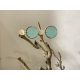 lOTT Gioielli OORBELLEN SLANG GROEN ROND - 42892