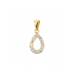 Gouden Hanger zirkonia - 43150