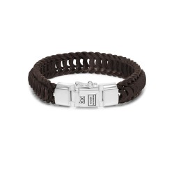 Buddha to Buddha 122BR-F Lars Leather Brown Bracelet MAAT 21cm - 43242
