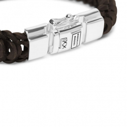 Buddha to Buddha 122BR-F Lars Leather Brown Bracelet MAAT 21cm - 43242