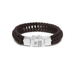 Buddha to Buddha 122BR-G Lars Leather Brown Bracelet MAAT 23cm - 43280