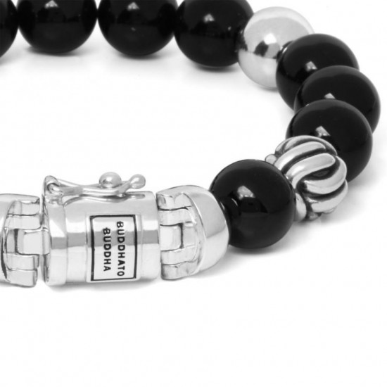 Buddha to Buddha 188ON-F Spirit Bead Onyx Bracelet MAAT 21cm - 43282