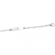Zilveren Graveerarmband figaro plaat 9 - 11 cm - 43098
