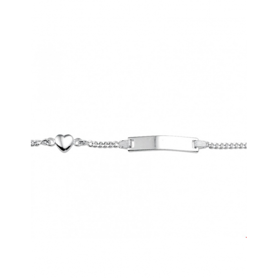 Zilveren Graveerarmband gourmet plaat 4,2 mm 11 - 13 cm - 43109