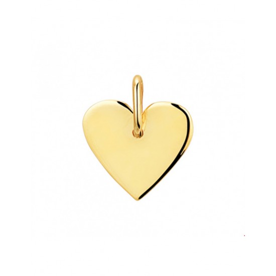 Gouden Graveerhanger hart 11,6mm - 43149
