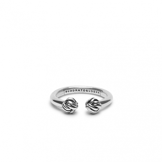Buddha to Buddha 013 Refined Katja Ring Silver MAAT 17 - 43362