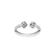 Buddha to Buddha 013 Refined Katja Ring Silver MAAT 17 - 43362