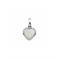Zilveren Hanger hart parelmoer - 43352