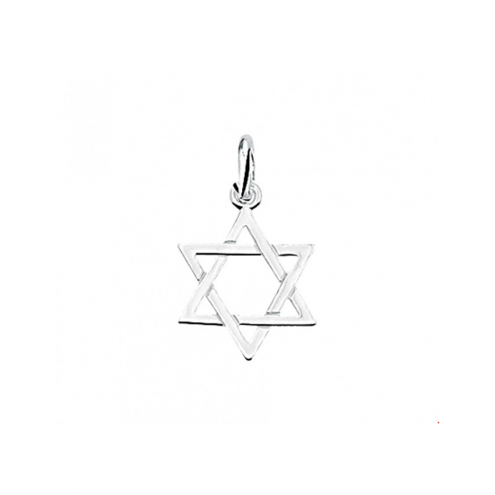 Zilveren Hanger Davidster - 43355
