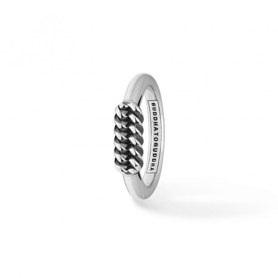Buddha to Buddha 016 Refined Chain Ring Silver MAAT 16 - 43366