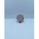 Ymala handmade Zilver Ring Rozekwarts MAAT 17,5 - 43765