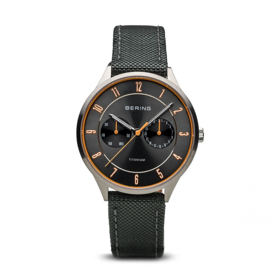 BERING brushed silver horloge 39mm - 43615