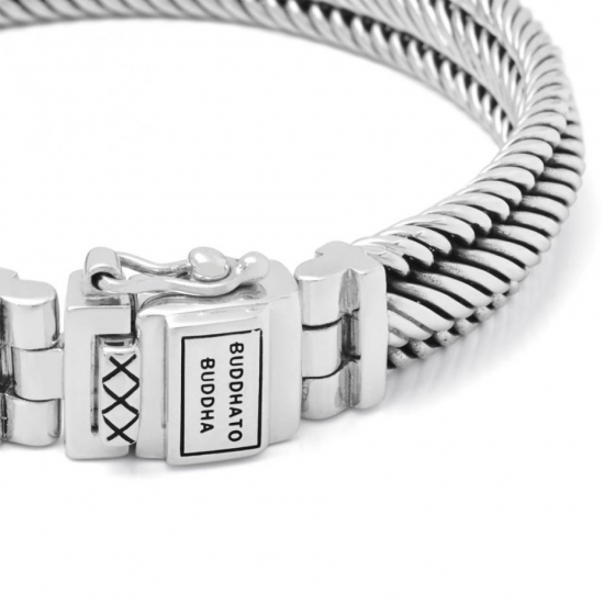 Buddha to Buddha J155-F Edwin xs Bracelet  Silver MAAT 21cm - 44242