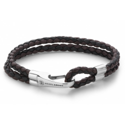 Rebel & Rose Armband Double Round Hook Black-Earth 19,5cm - 43582