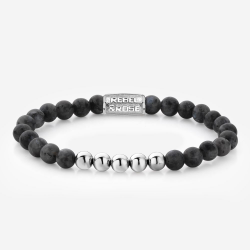 Rebel & Rose Armband Grey Seduction 6mm 19cm - 43794