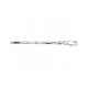 Zilveren Armband buisjes 18 cm - 44811